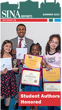 SINA Report Summer 2023: Student Authors Honored